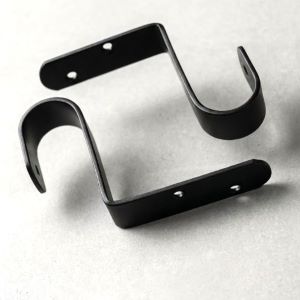 SUPPORT TRINGLE FF Ø22 PLAFOND / 2P NOIR